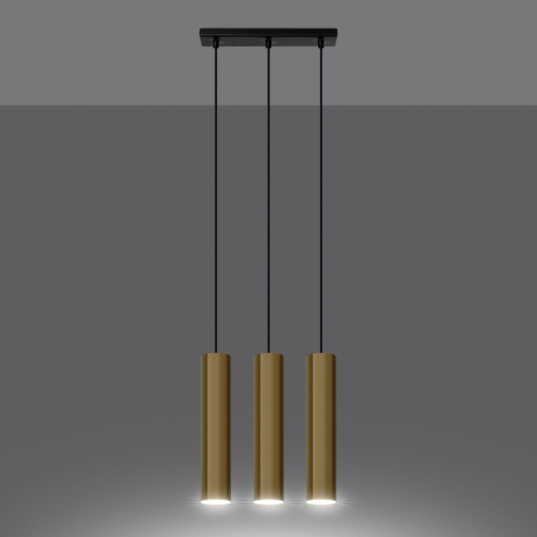 Lampa suspendata LAGOS 3 auriu lustruit SL.1201