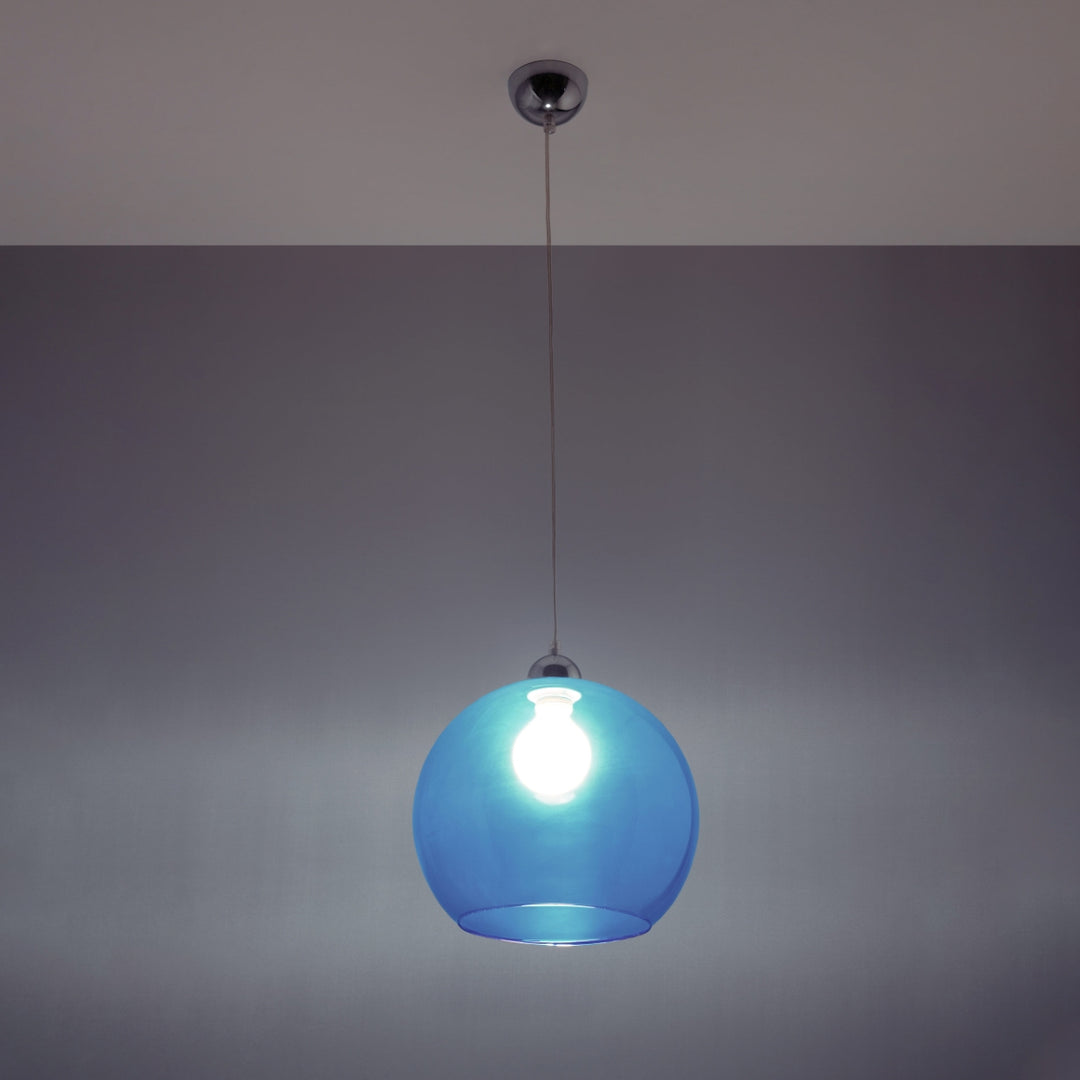 Lampa suspendata BALL albastru SL.0251