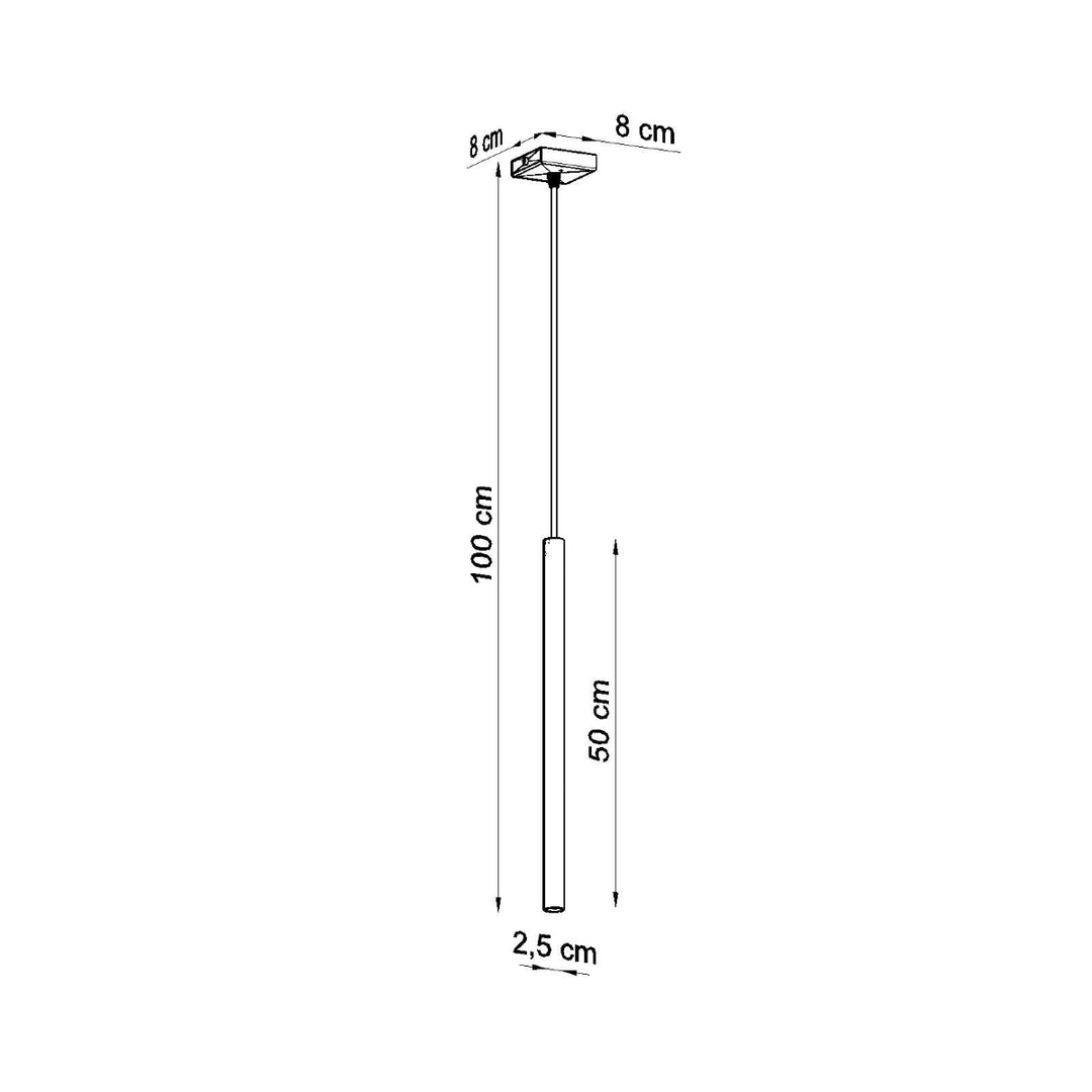 Lampa suspendata PASTELO 1 alb SL.0465