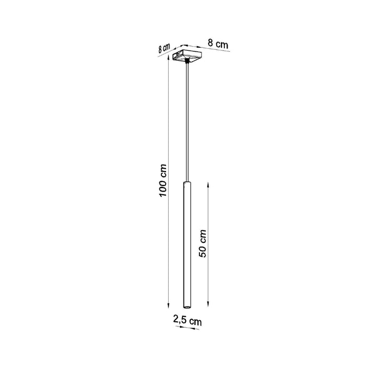 Lampa suspendata PASTELO 1 alb SL.0465