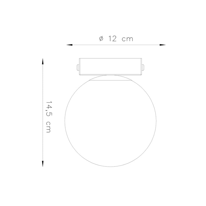 Plafoniera YOLI 1 alb SL.1146