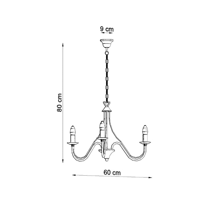 Lustra MINERWA 3 alb SL.0213