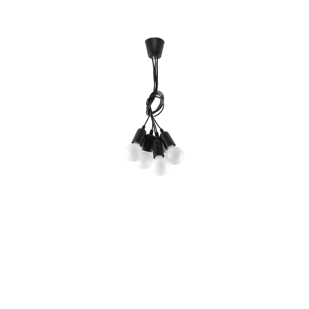 Lampa suspendata DIEGO 5 negru SL.0574