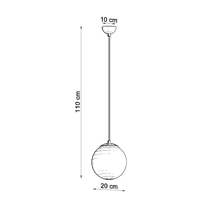 Lampa suspendata UGO 20 auriu SL.0715