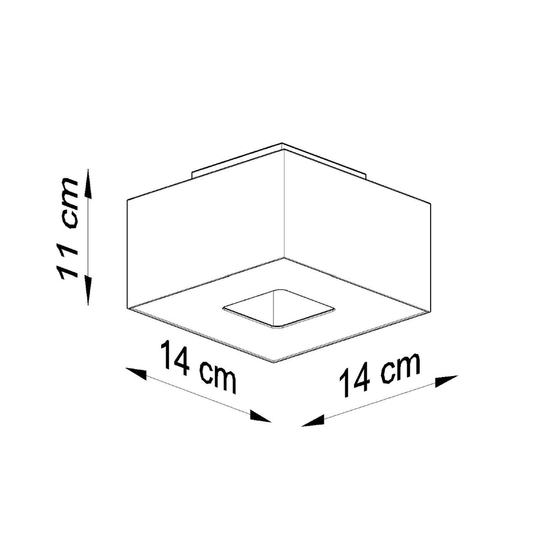 Plafoniera MONO 1 alb SL.0066