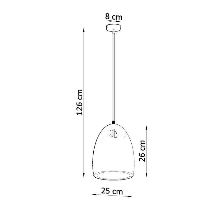 Lampa suspendata din ceramica BUKANO SL.0842