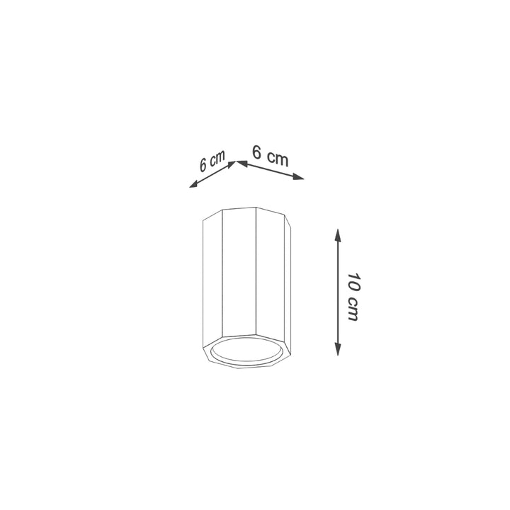 Plafoniera ZEKE 10 stejar SL.1033