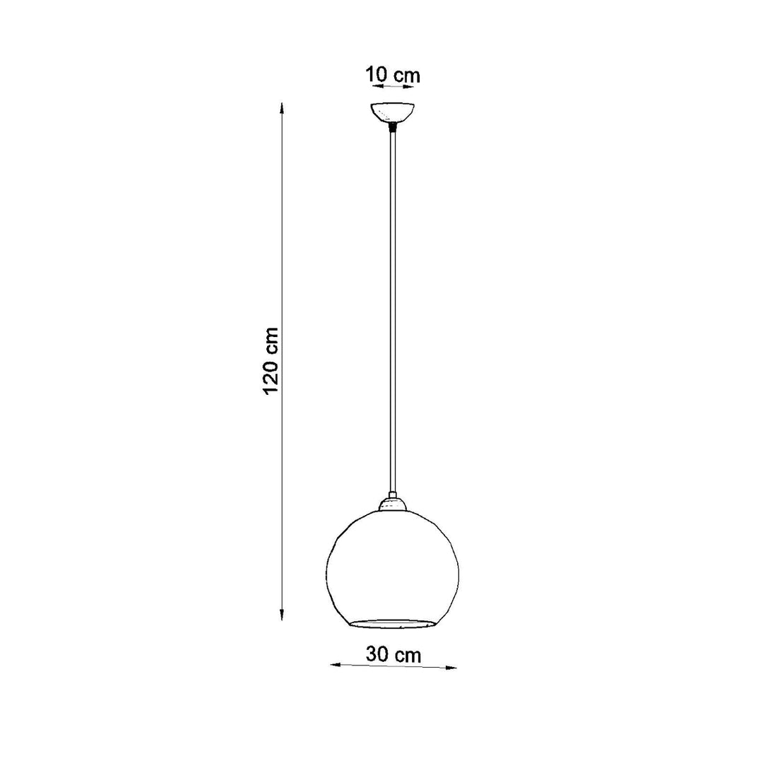 Lampa suspendata BALL grafit SL.0250