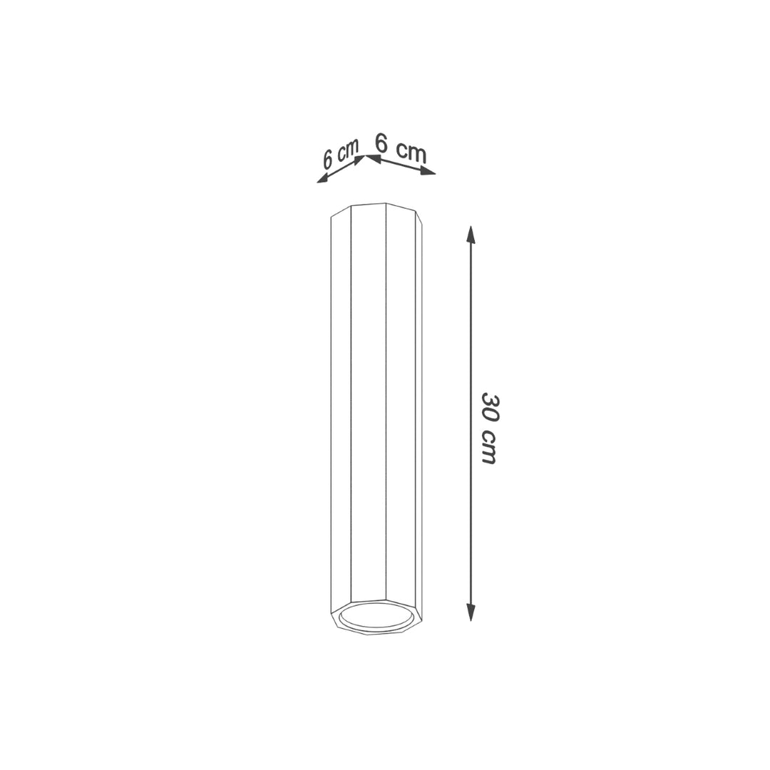 Plafoniera ZEKE 30 stejar SL.1034