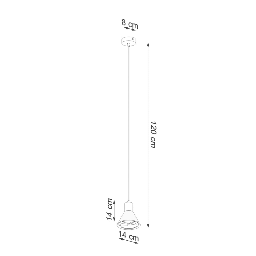 Lampa suspendata TALEJA 1 alb [ES111] SL.0987