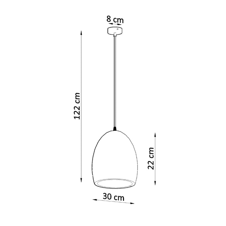 Lampa suspendata din ceramica FLAWIUSZ SL.0848