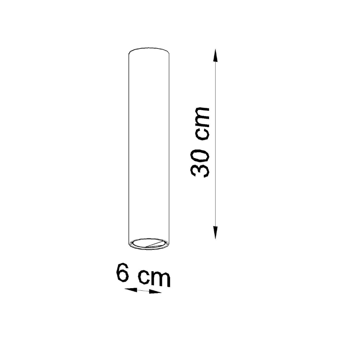 Plafoniera LAGOS 30 negru SL.0436