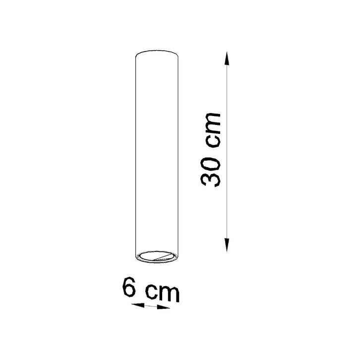 Plafoniera LAGOS 30 negru SL.0436