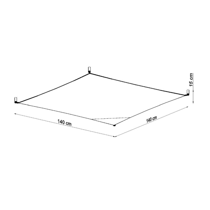 Plafoniera LUNA 4 alb SL.0740