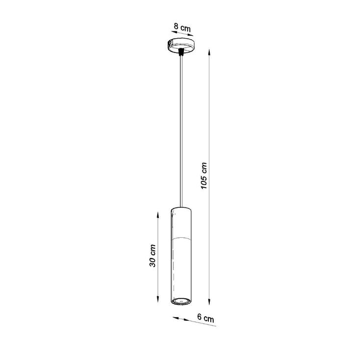 Lampa suspendata PABLO negru SL.0632