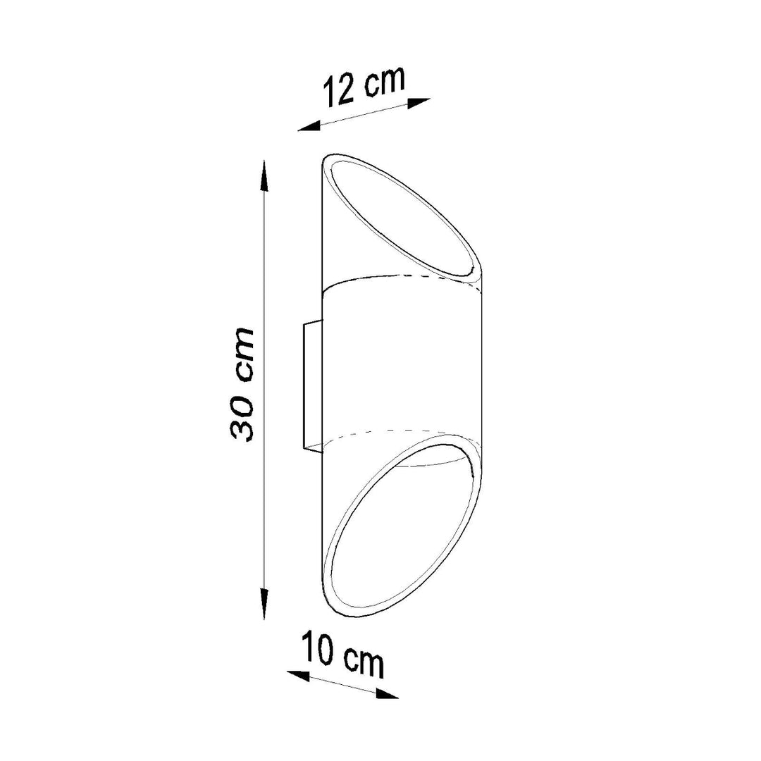 Aplica PENNE 30 alb SL.0108