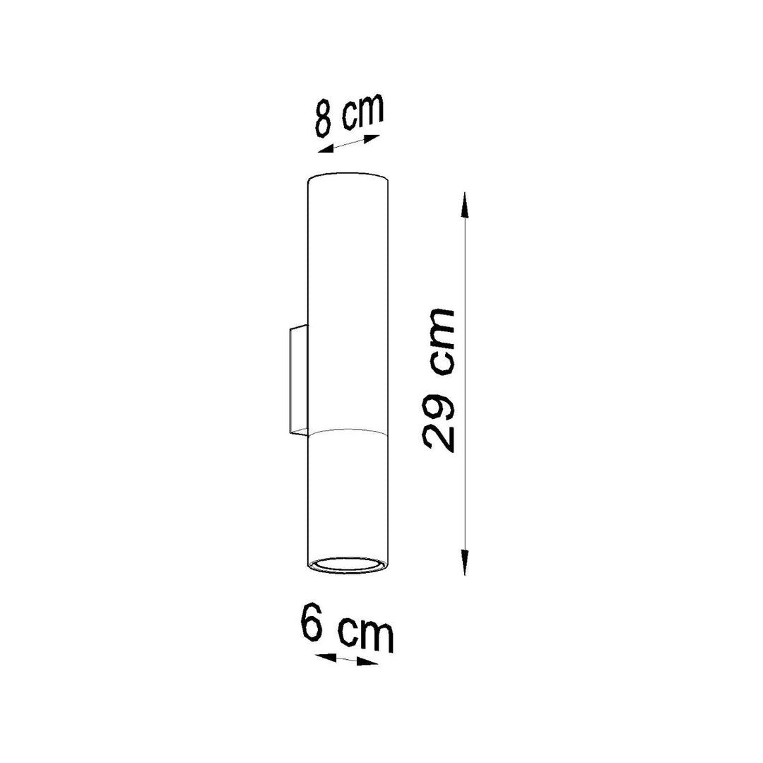 Aplica de perete LOOPEZ negru/auriu SL.0950