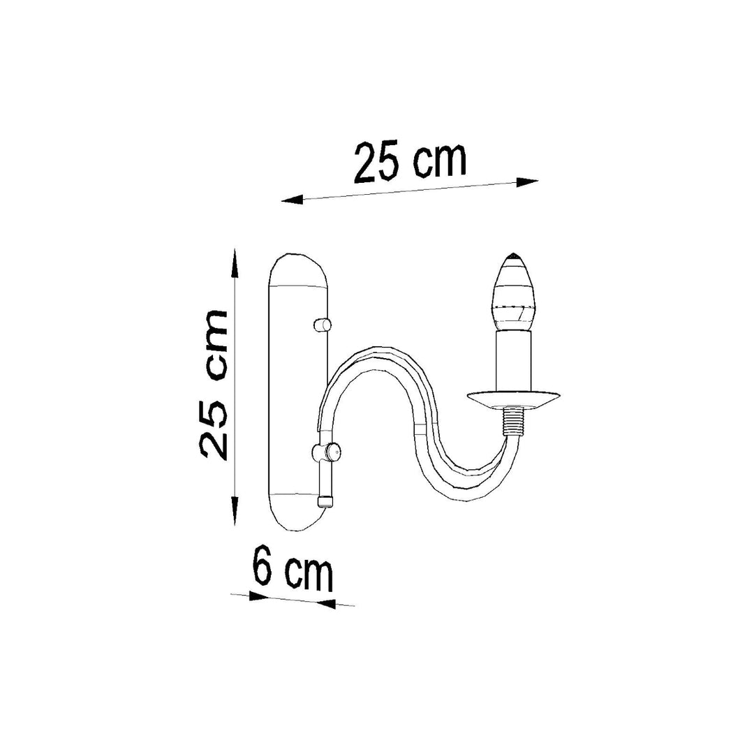 Aplica de perete MINERWA alb SL.0216