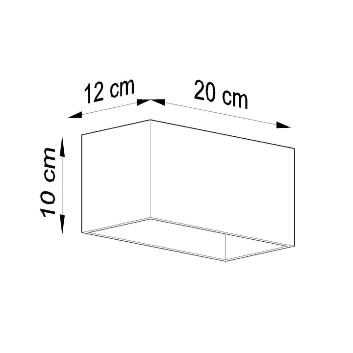 Aplica de perete QUAD MAXI alb SL.0525