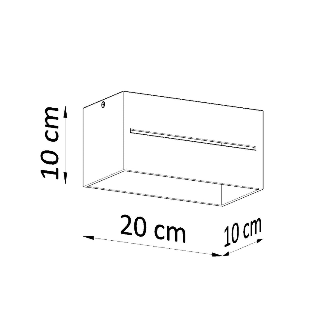 Plafoniera LOBO 2 alb SL.0383