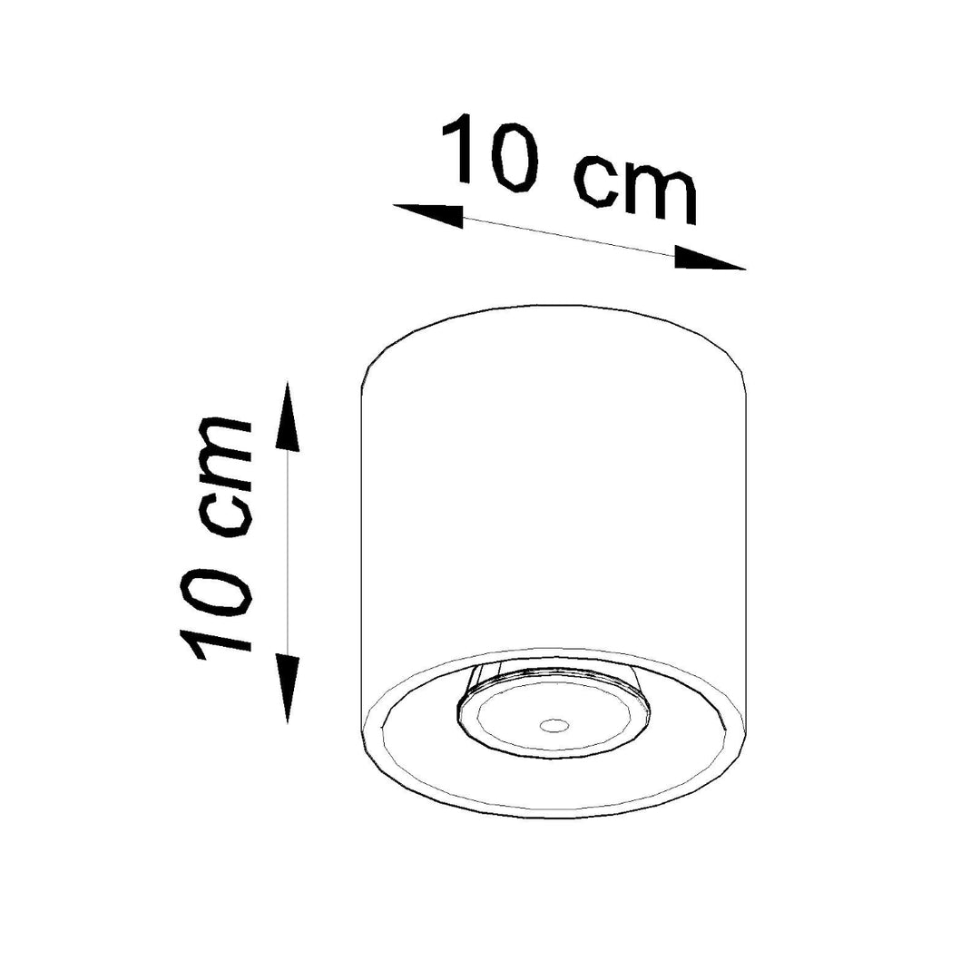 Plafoniera ORBIS 1 gri SL.0018