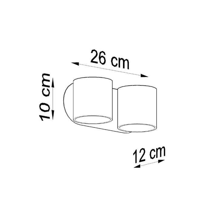 Aplica ORBIS 2 alb SL.0659