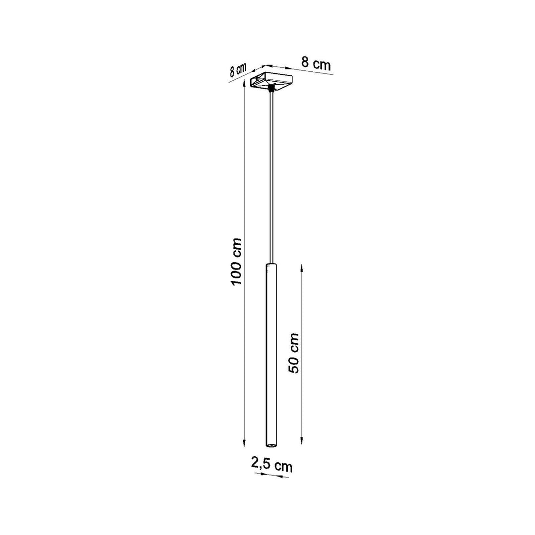 Lampa suspendata PASTELO 1 auriu lustruit SL.1195