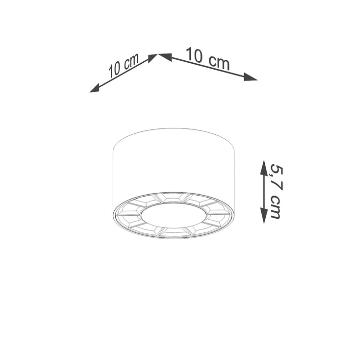 Plafoniera DIO LED alb SL.1254