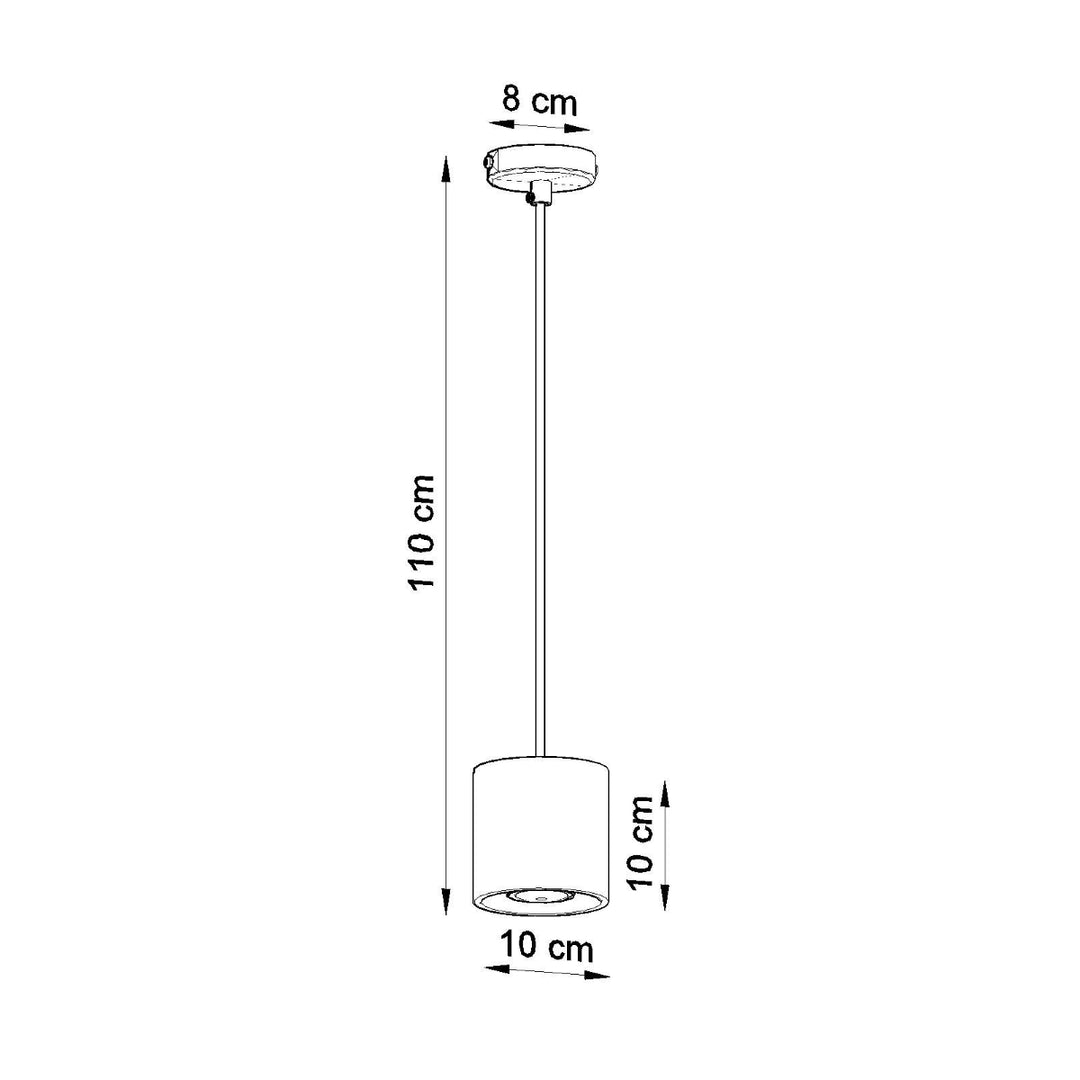 Lampa suspendata ORBIS 1 gri SL.0052