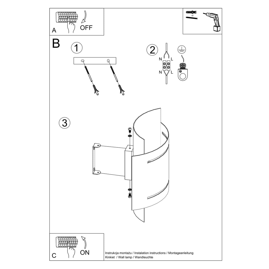 Aplica HESTIA alb SL.0980