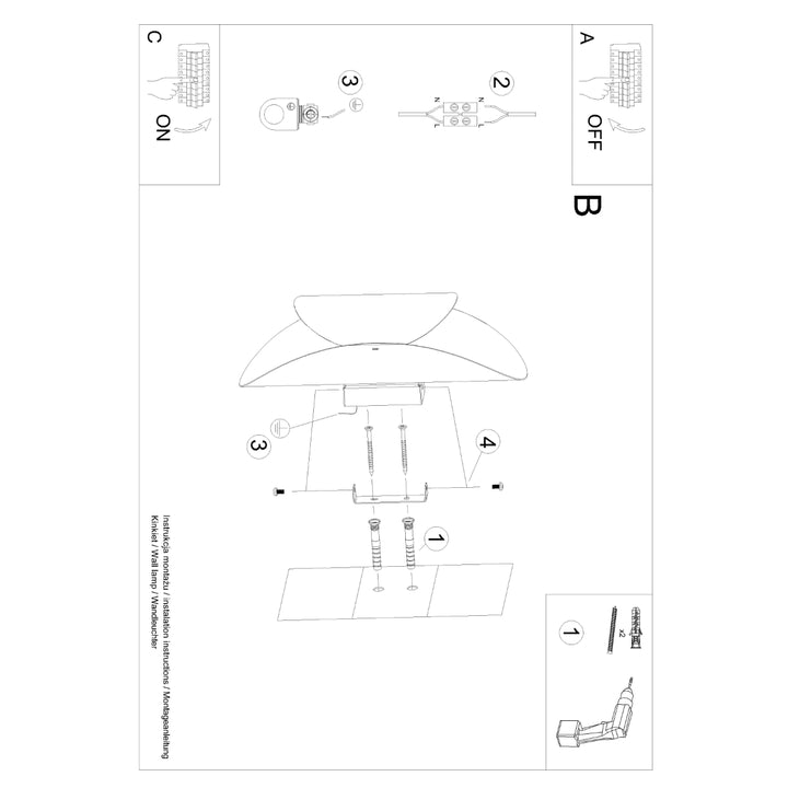 Aplica TEAR alb SL.1062