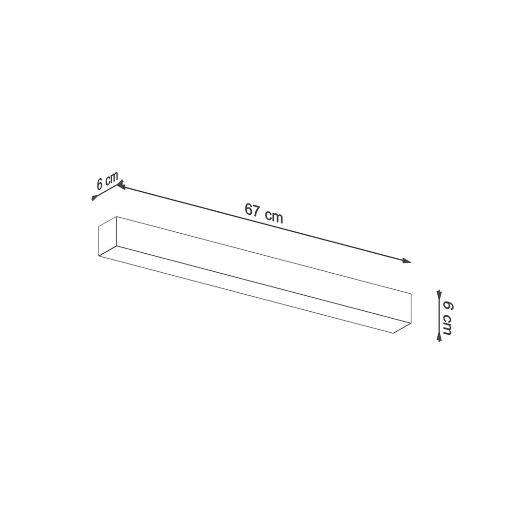 Aplica PINNE 67 alb TH.035