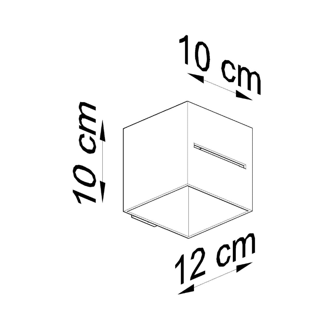 Aplica de perete LOBO negru SL.0204