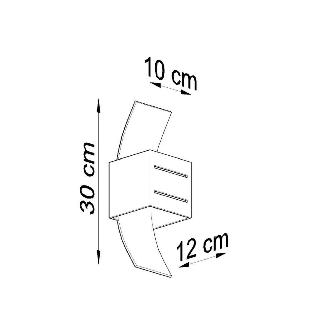 Aplica LORETO gri SL.0202