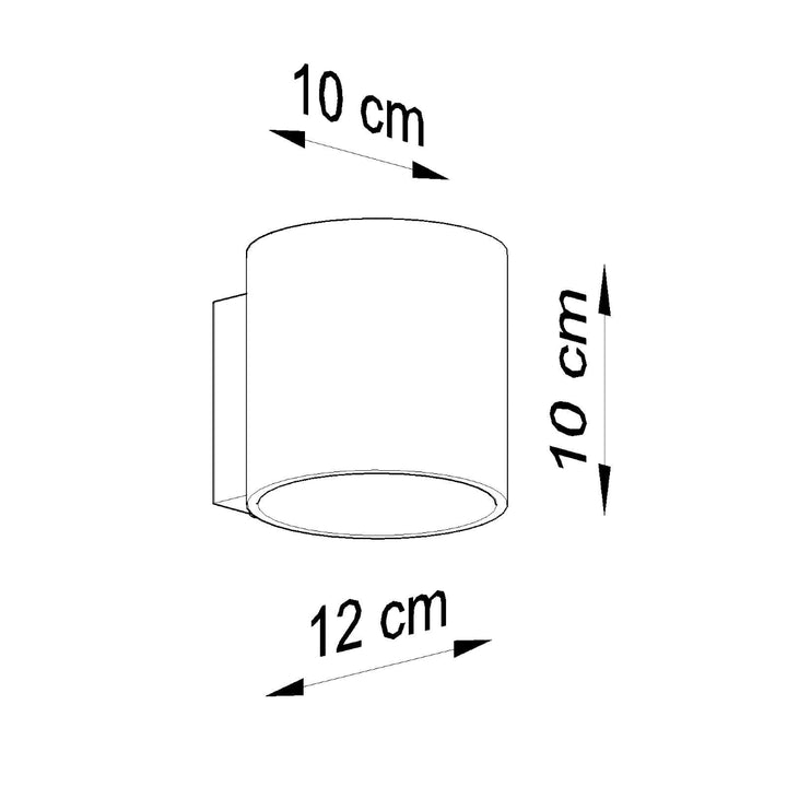 Aplica de perete ORBIS 1 alb SL.0050