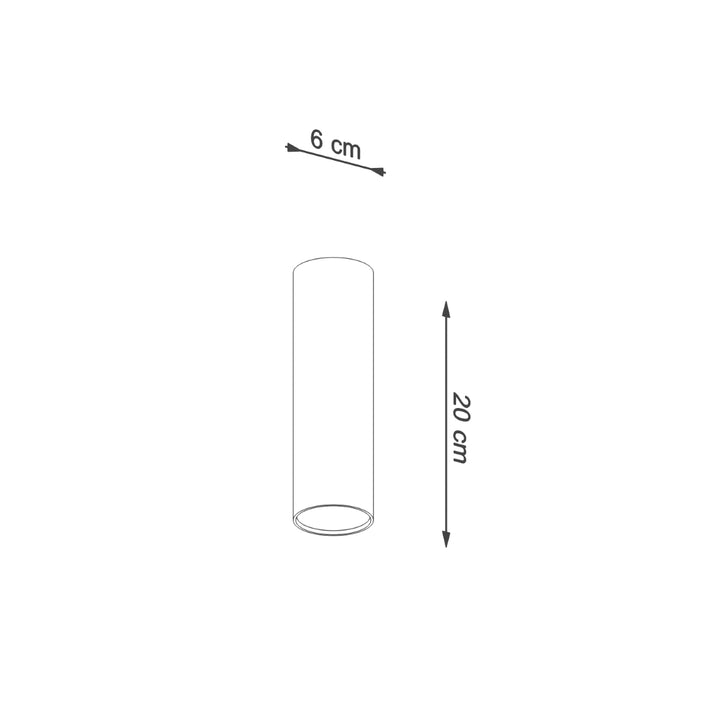 Plafoniera LAGOS 20 negru SL.1001