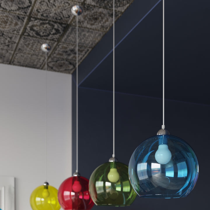 Lampa suspendata BALL verde SL.0254