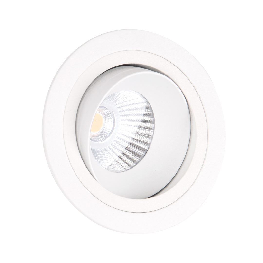 Spot incastrat Hiden alb  Ip32 Maxlight H0109