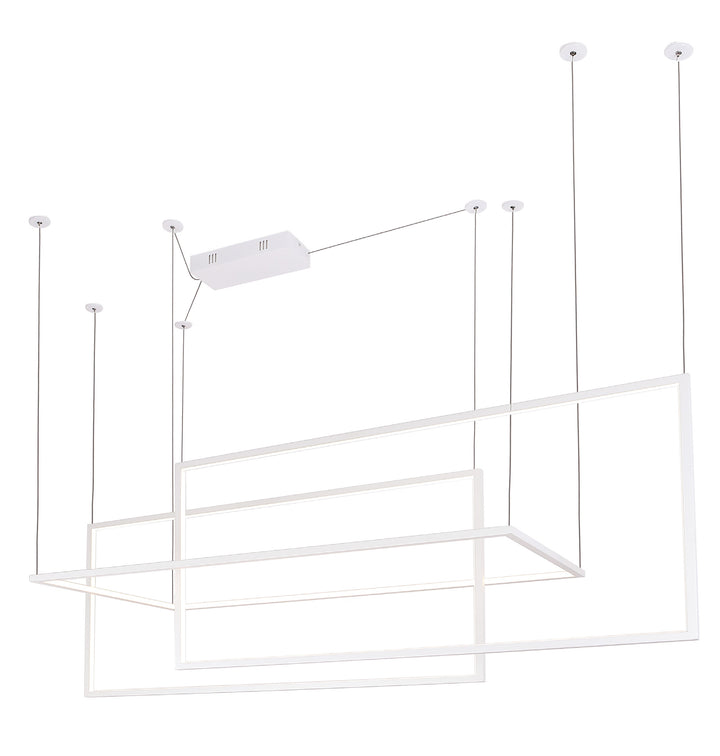 Lustra alba Geometric Maxlight P0272