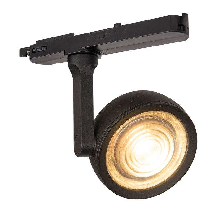 Spot pentru sina Charon negru Maxlight S0014