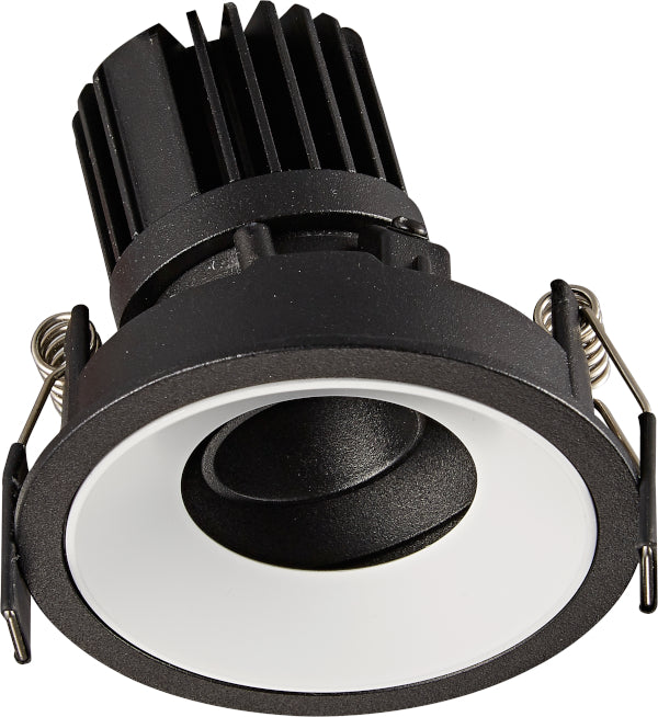 Spot incastrat Galexo Led 7w negru Maxlight H0107