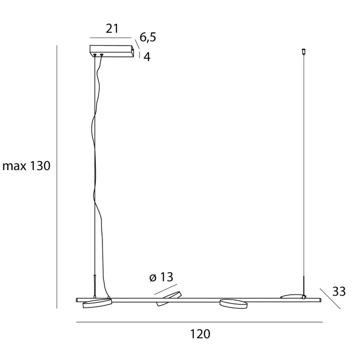 Lustra suspendata Ibiza IV Maxlight P0529