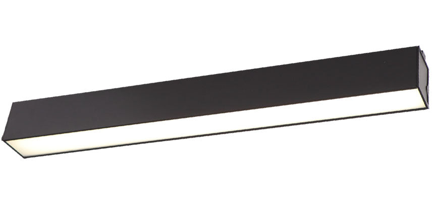 Plafoniera Linear neagra 18w 4000k dimabila Maxlight C0190d