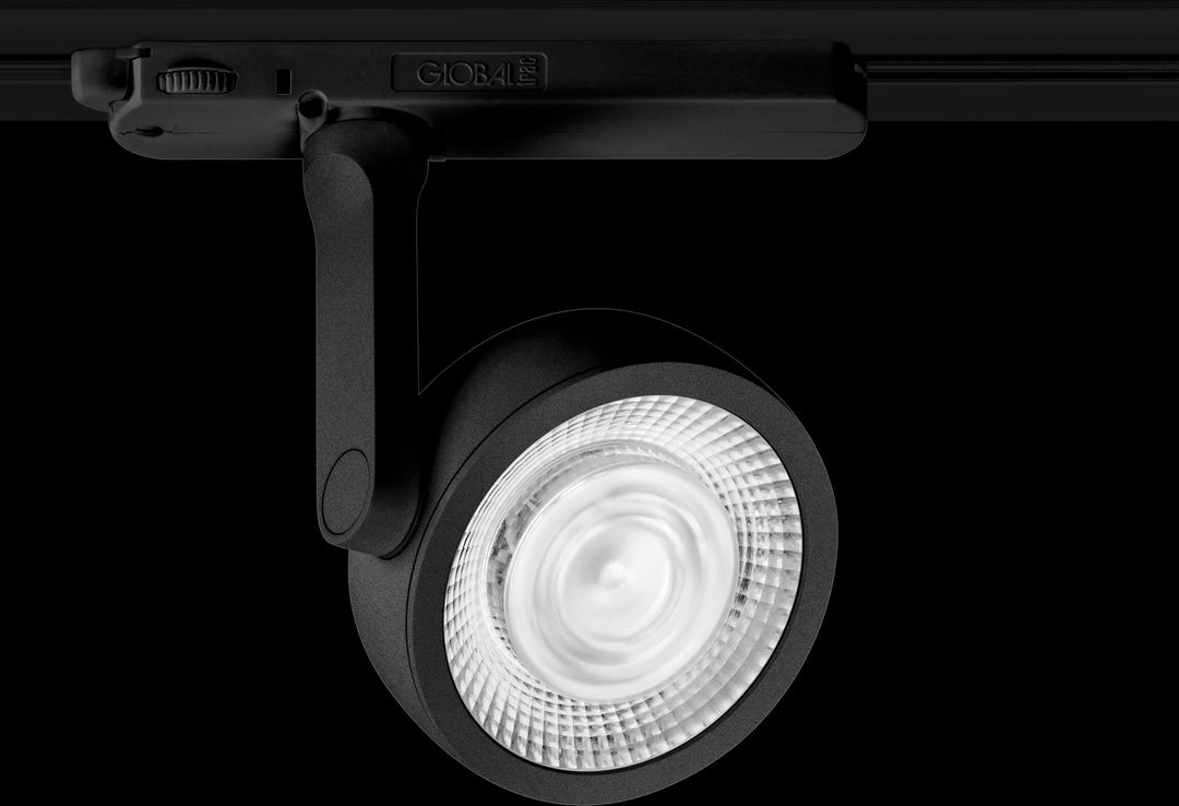Spot pentru sina Charon negru Maxlight S0014