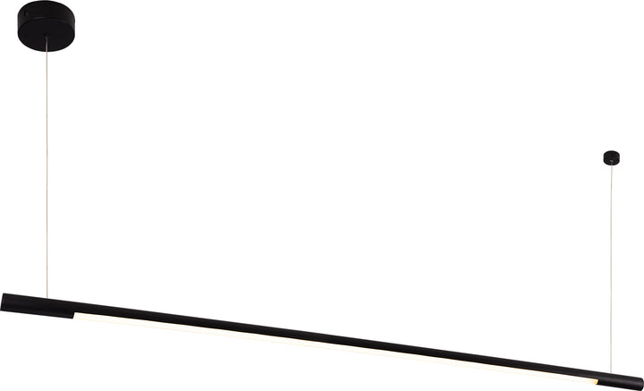 Lustra suspendata Organic Horizon 150cm neagra dimabila Maxlight P0358d