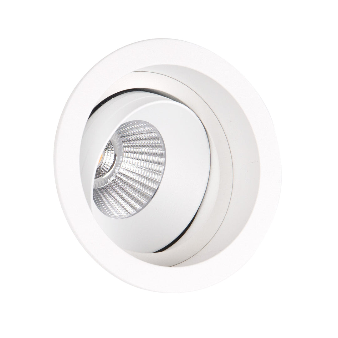 Spot incastrat Hiden alb  Ip32 Maxlight H0109