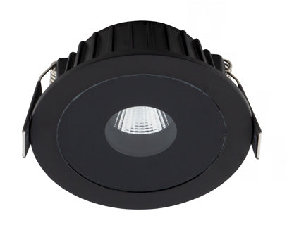 Spot incastrat Plazma negru Ip54 Maxlight H0088