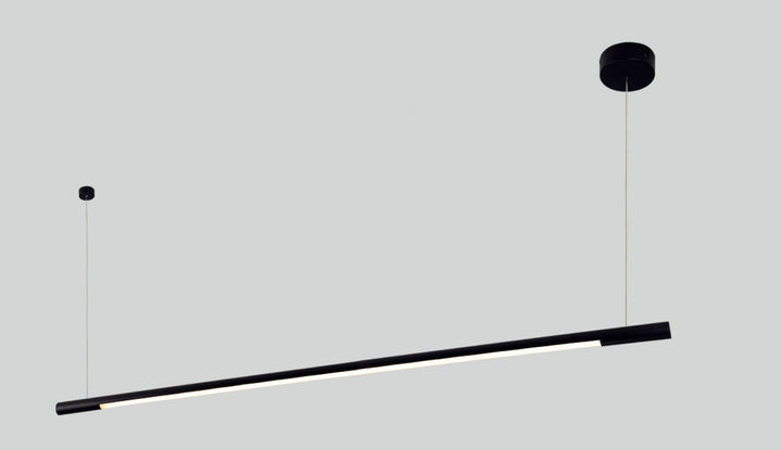 Lustra suspendata Organic Horizon 150cm neagra dimabila Maxlight P0358d