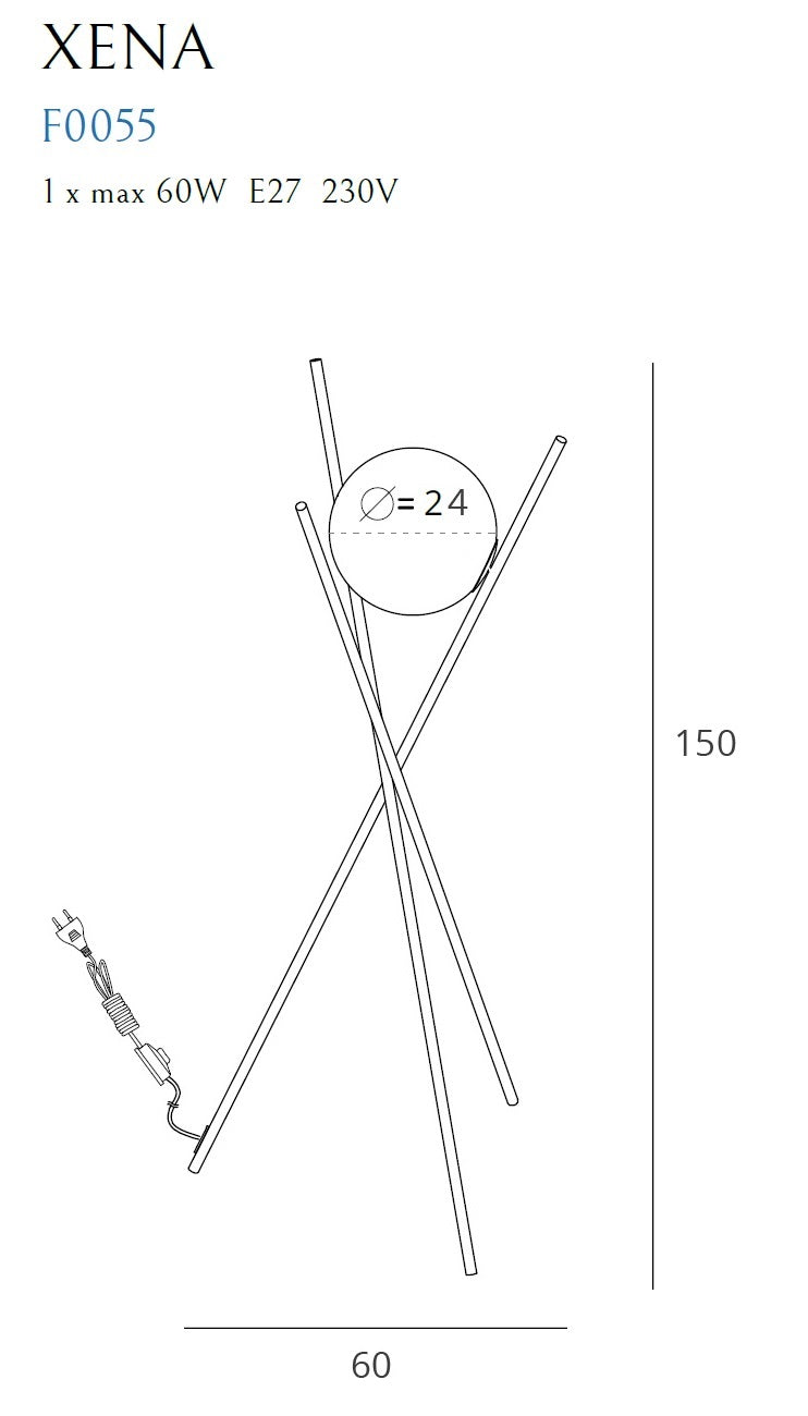 Lampadar Xena Maxlight F0055