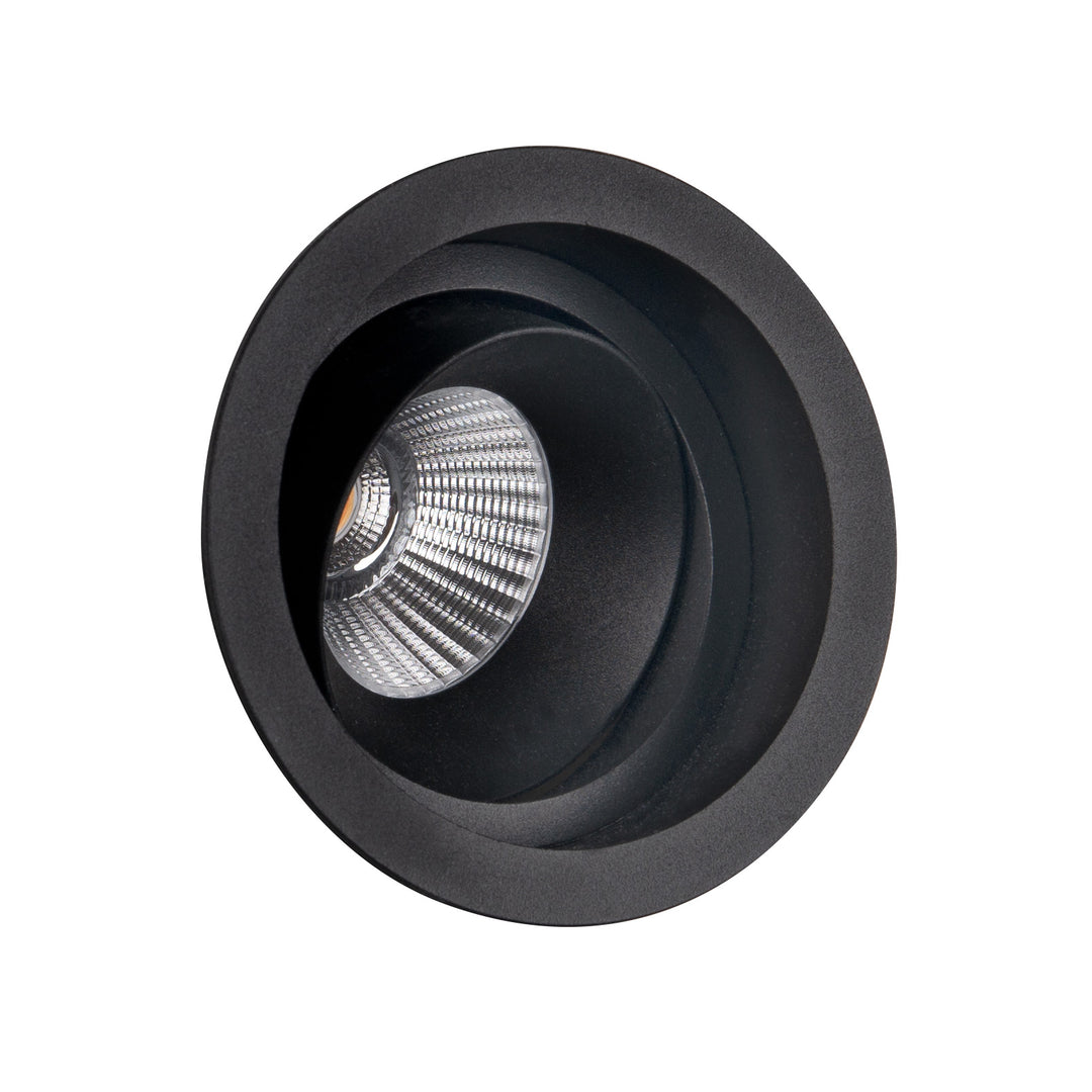 Spot incastrat Hiden negru Ip32 Maxlight H0110